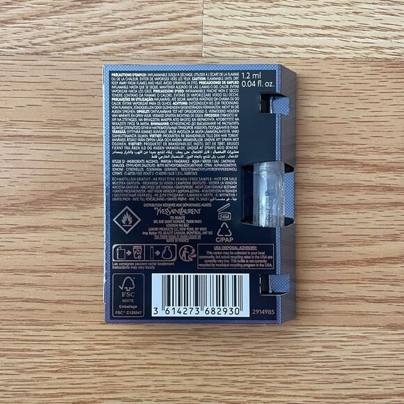 NEW YSL Why Not Eau de Toilette Perfume Sample 1.2 ml - Picture 3 of 3